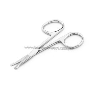 Micro-ciseaux à ressort arc-en-ciel multicolores Ciseaux à ongles à lame incurvée naturelle Ciseaux à ongles en acier inoxydable au titane Pointes tranchantes - Product Image 6