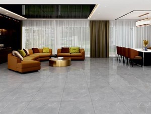 Orientbell Vitrifié (GVT) 600X1200 DR Gloss Pietra Stone Gris Marbre Finition Brillante Grands Carreaux Grand Mur Sol Carreaux de Porcelaine - Product Image 5