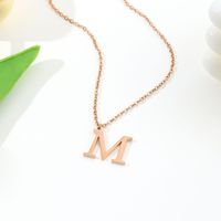 Liontin Kalung Trendy DIY dari Baja Anti Karat, 26 Manik Huruf A-Z untuk Wanita dan Anak-anak