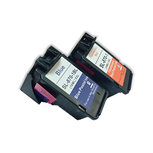 Asseel fluorescente Sl-870-1bl rosso blu cartuccia di inchiostro Chip Pitney Bowes per Sendpro Mailstation postimetro Csd1 - Product Image 4