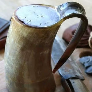 GÉNÉRATION POLI FABRIQUÉ À LA MAIN VIKING CORNE À Boire BIÈRE STEIN Tasse à boire Viking Tasse à boire Tasse à café - Product Image 2