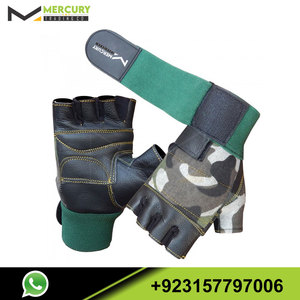 Gants d'haltérophilie personnalisés pour hommes, en tissu confortable de haute qualité, à la mode, en plein air, pas cher - Product Image 2