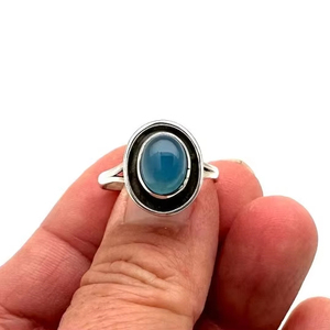 Bague en argent sterling 925 de style bohème bijoux tendance faits à la main avec placage au rhodium cadeau de mariage pour femme - Product Image 1