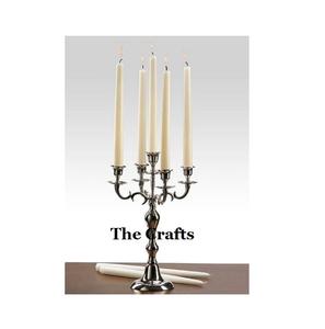 Candelabros de aluminio y cristal de la mejor calidad en color plateado, candelabros decorativos para eventos de boda y fiestas - Product Image 4