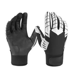 Gants de softball confortables de haute qualité Rembourrage en cuir de qualité supérieure Gants de frappe pour balle de baseball - Product Image 4
