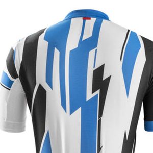 Maillot de Ciclismo de Manga Larga Personalizado para Hombre, Estilo Nuevo, Transpirable, 100% Poliéster, Secado Rápido y Sin Costuras, con Logotipo e Impresión Personalizados - Product Image 6