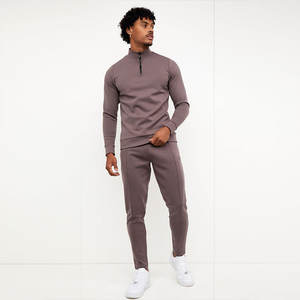 Ensemble de survêtement en molleton d'hiver 100% coton, combinaison de jogging à vendre, ensemble de 2 pièces, séchage rapide, pour homme - Product Image 5
