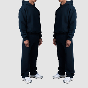 Sweat à capuche uni streetwear avec fermeture éclair, impression brodée, poids lourd, 100% coton, super molleton, fermeture éclair, logo personnalisé pour homme, écologique - Product Image 4