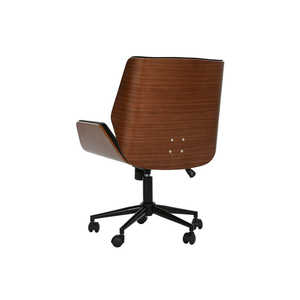 Silla Ergonómica ESPRIT para Oficina en Casa, Contemporánea, con Altura Ajustable y Reposacabezas, para Taller, Hospital, Escuela, en Madera Contrachapada Negra, Espuma y Hierro - Product Image 5