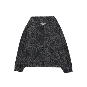 เสื้อฮู้ดแฟชั่นสำหรับผู้ชายซักด้วยกรดมีโลโก้ปัก - Product Image 1