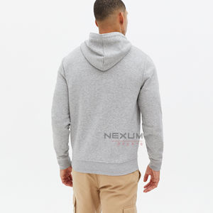 Pull à capuche 100% coton pour hommes, polaire épaisse de haute qualité, taille personnalisée, service OEM d'impression pour l'hiver, streetwear thermique - Product Image 3