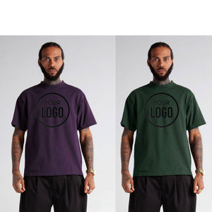 Shaka Wear 7,5 oz Max Logotipo personalizado Loose Fit Streetwear Custom Oversized Streetwear Tee para hombres - Product Image 6
