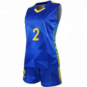 Tenues de volley-ball en différentes couleurs, impression de logo personnalisée, haute qualité, léger, 100% polyester, hommes et femmes - Product Image 1