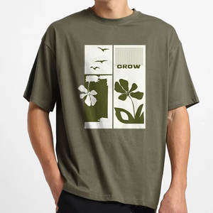 เสื้อยืดสำหรับผู้ชายทรงหลวมดีไซน์สปอร์ตลำลองทรงหลวมพิมพ์ลายไซส์ใหญ่พิเศษ - Product Image 6