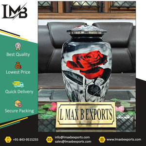 Suministros funerarios de metal Urnas de cremación Urnas de aluminio de cremación para adultos de alta calidad para cenizas humanas de la India a precio de fábrica - Product Image 3