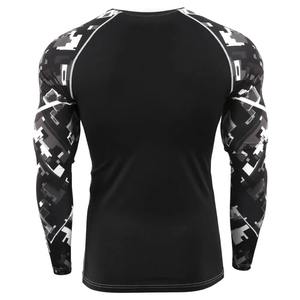 Customized sublimation Wholesale Compression Long Sleeves Rash Guard & Shirts Custom Logo Printed Gym Rash Guard - Product Image 5