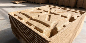 Paletas de madera de prensa de haya para uso comercial Paletas de madera de prensa de caoba para embalaje - Product Image 3