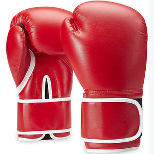 ถุงมือชกมวยสำหรับผู้ชายถุงมือฝึกหนังออกแบบโลโก้ได้ตามต้องการ - Product Image 2