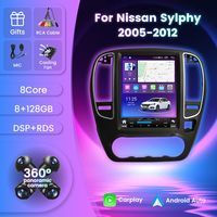 MEKEDE TS-Sistema de audio con radio para coche Android, reproductor con WiFi, 4G, soporte DVR, DSP, TMPS, para Nissan Sylphy 2005-2012