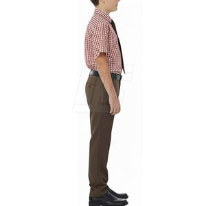 Ensemble chemise et pantalon d'école pour garçon, doux et respirant, adapté aux activités scolaires quotidiennes - Product Image 3