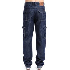 Pantalon en jean stretch personnalisé pour hommes High Street Hip Hop Style vintage Zipper Fly Dark Fournisseur direct de vêtements de rue en 3D - Product Image 2