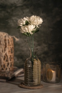 Vases à fleurs décoratifs multi-usages en verre noir brillant, faits à la main, pour la décoration de la maison ou les décorations de fête, vente en gros sur mesure - Product Image 5