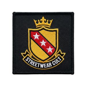 En gros, Patch brodé machine tête d'aigle américain en fer, Badge mascotte motard, Applique personnalisée rouge blanc bleu pour vestes et gilets - Product Image 6