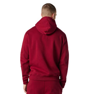 Conjunto de Sudadera con capucha de lana de color sólido de invierno para hombre con diseño 2 en 1 transpirable 100% algodón - Product Image 4