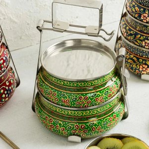 king Hot Selling Multi-layer Stainless Steel 304 Lunch <b>Box</b> Insulation Lunch <b>Box</b> 1-3 Layers Insulation Food <b>Container</b> Tiffin <b>Box</b> - Product Image 2