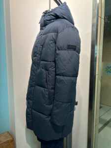 Longue veste de rembourrage formel d'hiver avec fermeture à glissière Service OEM disponible - Product Image 2