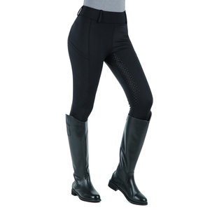 OEM moulant d'équitation en polyester élasthanne logo personnalisé vêtements équestres pantalons d'équitation culottes pour femmes - Product Image 4