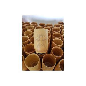 Meilleur prix personnalisé bambou verres bleu Lotus Viet Nam gravé Logo tasse correspondant tendance pour doué en vrac - Product Image 1