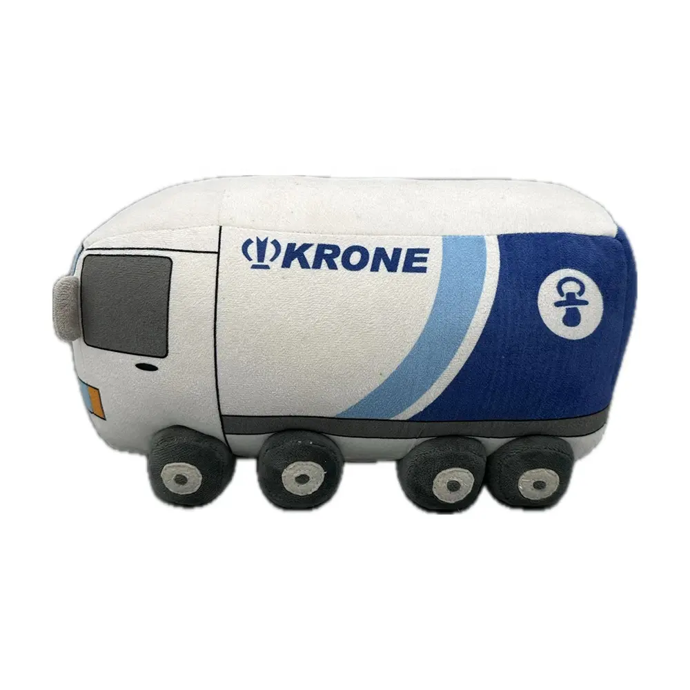 Kinderen Onderwijs Pluche Knuffel Voertuig Vrachtwagen Auto Bus Zacht Speelgoed Pluche Speelgoed Voor Kinderen Cadeau Custom Kleur Logo Mascotte