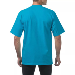 Round-Neck Urban Oversized Men's T-Shirt High-Quality Cotton Streetwear Durable Men's T-Shirt Custom Logo Fit - Product Image 3