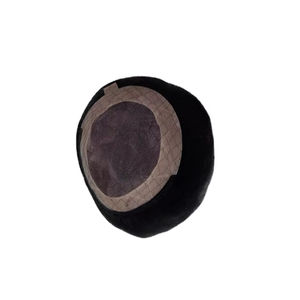 Prótesis Capilar y Peluca Mono Base de Cabello Remy Indio Taz Hair BD con Frente de Encaje Pre-Enlazado, Ligero, Ondulado Profundo - Product Image 1