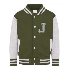 ¡Novedad de 2025! Chaquetas Varsity Lettermen para mujer, cuerpo de lana y mangas de cuero genuino, chaquetas Varsity de Color personalizadas para mujer - Product Image 3