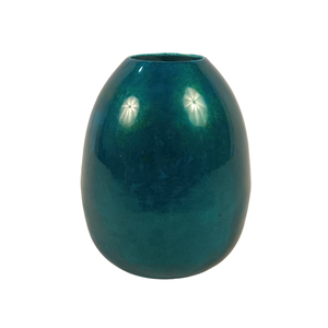 Jarrón de flores moderno de estilo nórdico en color verde oscuro, de metal y vidrio de laboratorio, para decoración de mesa en el hogar o bodas. - Product Image 1