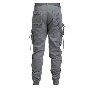 Pantalon Cargo en coton de haute qualité pour hommes, fabriqué sur commande, dernier modèle tendance à poches multiples, modèle droit, service OEM - Product Image 3