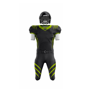 Customizable American Football Uniform Men's Blue Sublimated Moisture Wicking <b>Athletic</b> Fit Short Sleeve All Seasons - Product Image 5