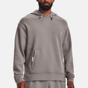 Sudadera con capucha y logotipo personalizado, 450 GSM Sudadera con capucha, parte superior de calentamiento de lana sintética con estampado en relieve para invierno, Sudadera con capucha deportiva - Product Image 1