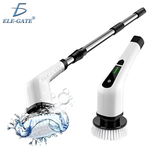 Spazzola Elettrica Rotante Senza Fili con 7 Testine Intercambiabili in Plastica per Pulizia di Cucina e Pavimenti - Product Image 4