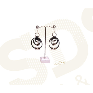 Boucles d'oreilles en cuir indien Boucles d'oreilles combinées en cuir Chip pour femmes PSDS - Product Image 4