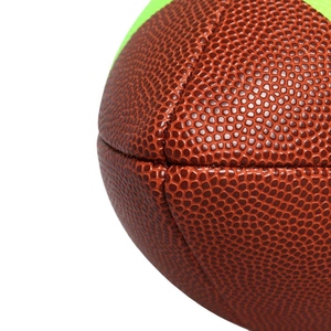 Ballon de football américain professionnel en cuir PU/PVC personnalisé, durable, qualité supérieure, matière souple, taille officielle, entraînement et match - Product Image 6