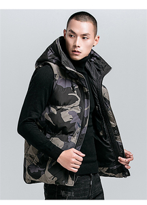 Tendance Offre Spéciale Personnaliser hiver hommes gilets à capuche hiver gilet duvet d'oie gilet pour hommes 2024 - Product Image 4