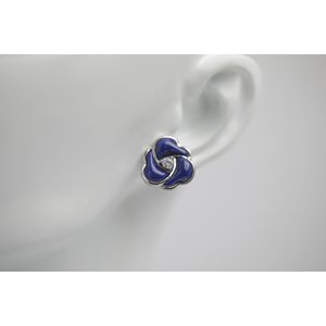 Rhodium Plated Drop <b>Earrings</b> with <b>Pearl</b> <b>and</b> <b>Diamond</b> Accents for Wedding <b>and</b> Party - Product Image 2