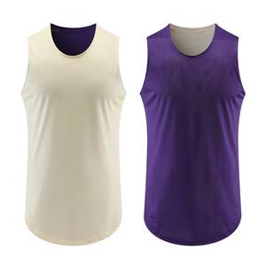 Maillot de basket-ball sans manches pour hommes de haute qualité, taille et couleur personnalisées, respirant, antibactérien - Product Image 1