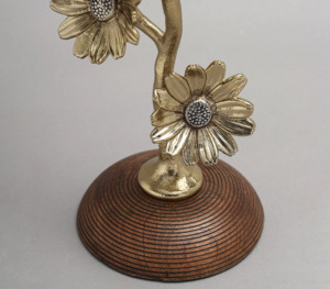 Candelabros decorativos de boda de palo moderno nórdico de mesa, portavelas de lujo de Metal para decoración del hogar - Product Image 3