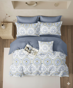 Ensemble de draps en microfibre super doux tissé, imprimé moderne, polyester, série 2200, magnifiques draps de lit pour la maison - Product Image 3