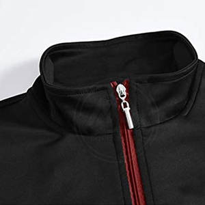 Traje de pista con cremallera de alta calidad, traje de chándal hecho en paquistaní de Color liso con cremallera - Product Image 5