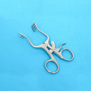 Retractor Weitlaner de acero inoxidable de alto grado 2x3 puntas 110mm, Retractor Weitlaner certificado CE - Product Image 1